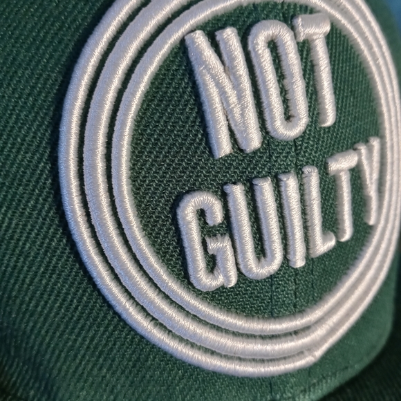 NWOT "NOT GUILTY" snapback Hat - Picture 5 of 9